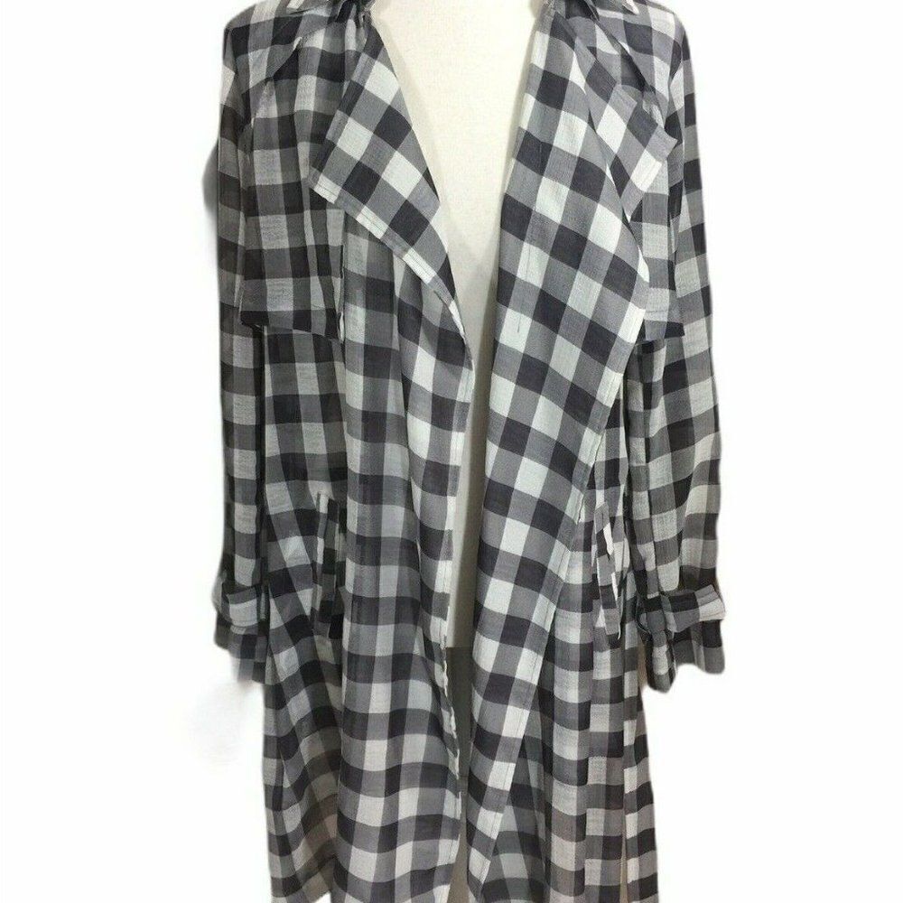 bcbgeneration Sheer Open Long Length Cardigan  Sm